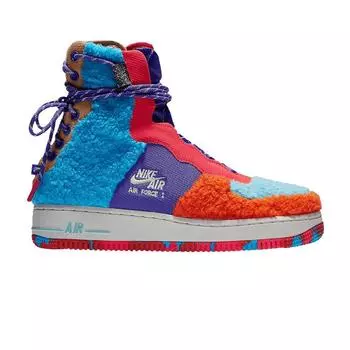 Женские кроссовки Nike Air Force 1 Rebel XX Colored Sherpa разноцветные CQ7518-571
