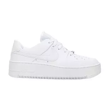 Женские кроссовки Nike Air Force 1 Sage Low Triple White бело-белые AR5339-100 40