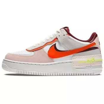 Женские кроссовки Nike Air Force 1 Shadow Team Red Orange Pearl Volt Summit-White Photon-Dust CU8591-600 38