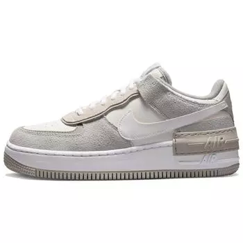 Женские кроссовки Nike Air Force 1 Shadow Grey Fleece Summit-White FB7172-111 35.5