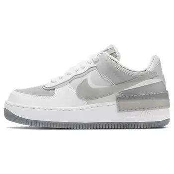 Женские кроссовки Nike Air Force 1 Shadow SE Particle Grey White Grey-Fog Photon-Dust CK6561-100
