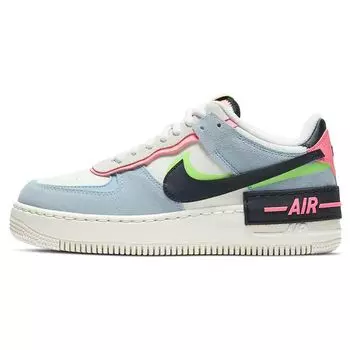 Женские кроссовки Nike Air Force 1 Shadow Sunset Pulse Blue Sail Light-Armory-Blue CU8591-101 40.5