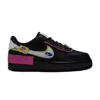 Женские кроссовки Nike Air Force 1 Shadow Cosmic Fuchsia Black Limelight White CU4743-001 35.5