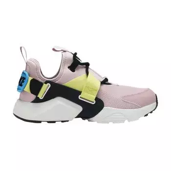 Женские кроссовки Nike Air Huarache City Low Plum Chalk Pink Summit-White-Celery-Black AH6804-500
