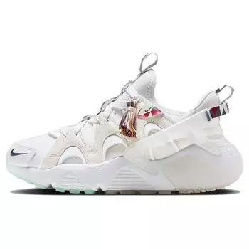 Женские кроссовки Nike Air Huarache Craft Native Tribal, белые полуночные, темно-синие, светло-коричневые, FN8915-141 35.5