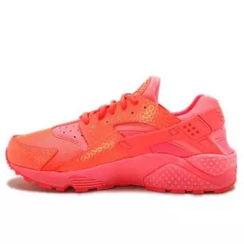 Женские кроссовки Nike Air Huarache Run Premium Hot Lava красные 683818-800