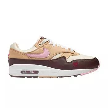 Женские кроссовки Nike Air Max 1 Valentines Day Tan Sail Light-Soft-Pink FZ4346-200 36.5