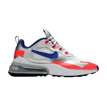 Женские кроссовки Nike Air Max 270 React Knicks White Flash-Crimson Metallic-Silver CW3094-100