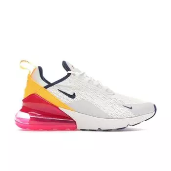 Женские кроссовки Nike Air Max 270 Sorbet White Summit-White Midnight-Navy-Laser-Fuchsia AH6789-106