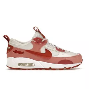 Женские кроссовки Nike Air Max 90 Futura Red Stardust Pink Summit-White Campfire-Orange FQ8881-618 38.5