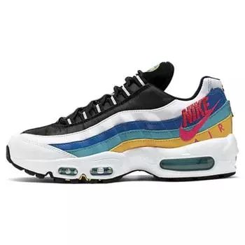 Женские кроссовки Nike Air Max 95 Premium Windbreaker White Red-Orbit University-Gold CI1900-123