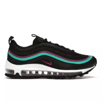 Женские кроссовки Nike Air Max 97 Black Grape Bright-Grape Clear-Emerald 921733-008