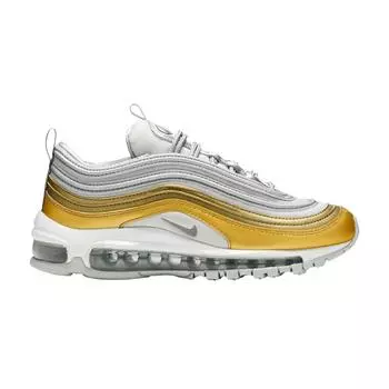 Женские кроссовки Nike Air Max 97 Metallic Gold Vast-Grey Metallic-Silver-Metallic-Gold AQ4137-001