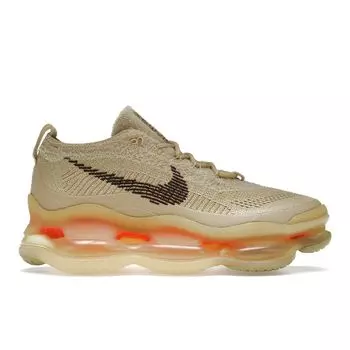 Женские кроссовки Nike Air Max Scorpion Flyknit Sesame коричневые кокосово-молочные пшенично-золотые DJ4702-200 38.5