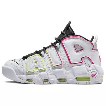 Женские кроссовки Nike Air More Uptempo Electric White Volt Hyper-Pink FD0865-100 36.5