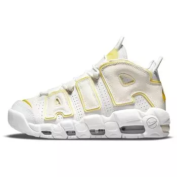 Женские кроссовки Nike Air More Uptempo Light Citron White Summit-White Opti-Yellow DM3035-100 40