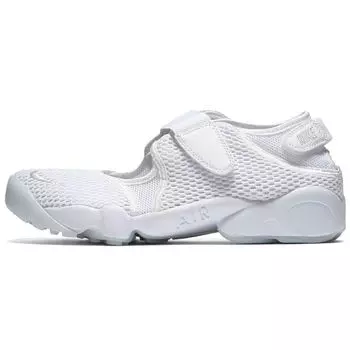 Женские кроссовки Nike Air Rift Breathe Triple White Pure-Platinum 848386-100 35.5
