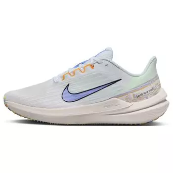 Женские кроссовки Nike Air Winflo 9 Premium Back In A Wink белые едва-зеленые университетское золото DR8802-100 35.5
