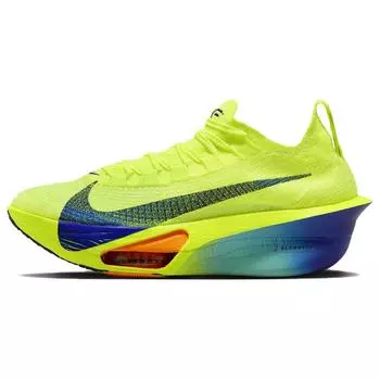 Женские кроссовки Nike Air Zoom Alphafly NEXT% 3 Volt Yellow Dusty-Cactus Total-Orange FD8315-700 37.5