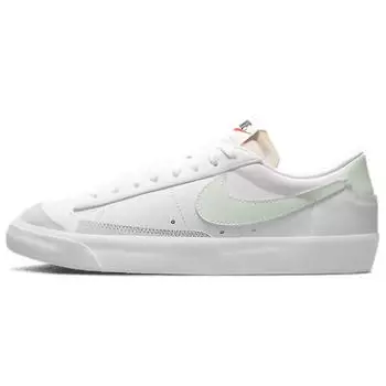 Женские кроссовки Nike Blazer Low 77 Белые с бледно-зеленым 36.5