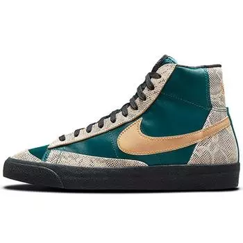 Женские кроссовки Nike Blazer Mid 77 Lucha Libre Темно-бирюзово-зеленые черные DM6176-393 35.5