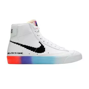 Женские кроссовки Nike Blazer Mid 77 Vintage Have A Good Game белые ярко-малиновые черные DC3281-101 36.5