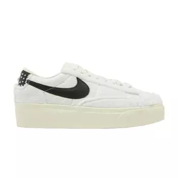 Женские кроссовки Nike Blazer на низкой платформе Culture Day White Sail Black DO2115-133 36.5