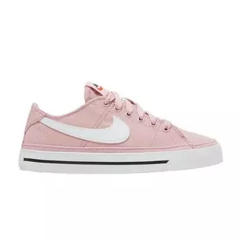 Женские кроссовки Nike Court Legacy Canvas Pink Glaze Black Team-Orange White CZ0294-601 35.5