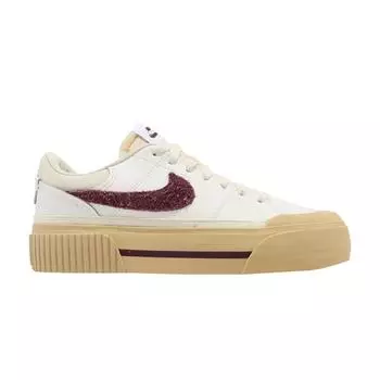 Женские кроссовки Nike Court Legacy Lift Sail Dark Beetroot White Sesame Coconut-Milk DZ4766-133 39