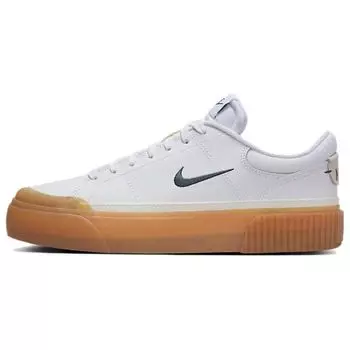 Женские кроссовки Nike Court Legacy Lift White Vintage Green Gum Gum-Yellow Sail FV5526-100