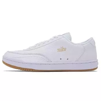 Женские кроссовки Nike Court Vintage Premium Summit White Metallic Gold Green Gum-Light-Brown CW1067-104 37.5