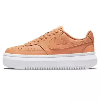 Женские кроссовки Nike Court Vision Alta Light Cognac Tan White Metallic-Gold DM0113-200 37.5