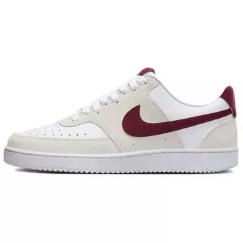 Женские кроссовки Nike Court Vision Low Valentines Day 2024 White Adobe Dragon-Red FQ7628-100 38.5