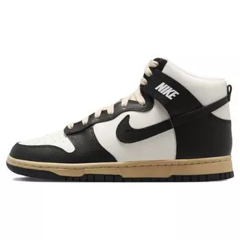 Женские кроссовки Nike Dunk High SE Vintage Panda White Sail Black DZ4732-133 39
