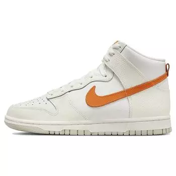 Женские кроссовки Nike Dunk High White Magma Orange Summit-White DV6986-100 36.5