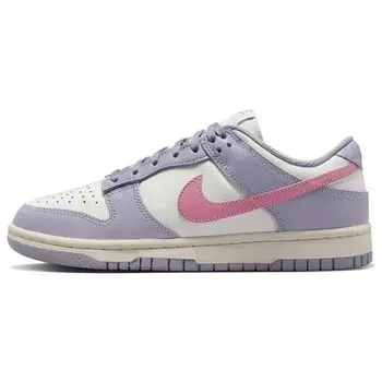 Женские кроссовки Nike Dunk Low Indigo Haze белые кораллово-меловые с парусом DD1503-500 35.5