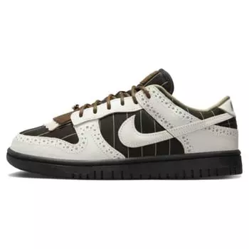 Женские кроссовки Nike Dunk Low LX Brogue Black Summit-White Cacao-Wow FV3642-010 42