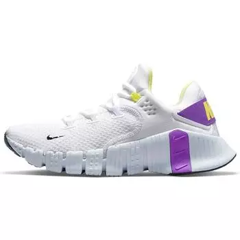 Женские кроссовки Nike Free Metcon 4 White Wild Berry Pink Pure-Platinum Light-Lemon-Twist CZ0596-157 41