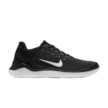 Женские кроссовки Nike Free RN 2018 черные белые 942837-001 36