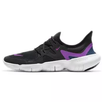 Женские кроссовки Nike Free RN 5.0 Black Vivid Purple Valerian-Blue AQ1316-009