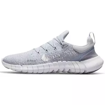Женские кроссовки Nike Free Run 5.0 Pure Platinum Metallic Silver Grey Ghost CZ1891-002 35.5