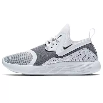 Женские кроссовки Nike Lunarcharge Essential White Black черно-белые 923620-100 36
