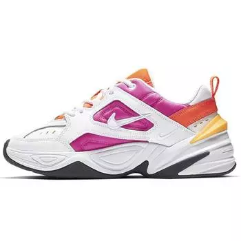 Женские кроссовки Nike M2K Tekno Laser Fuchsia белые White-Laser-Fuchsia AO3108-104