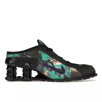 Женские кроссовки Nike Martine Rose x Shox Mule MR4 Eggplant Black Metallic-Silver DQ2401-003 35.5