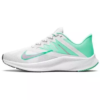 Женские кроссовки Nike Quest 3 White Green Glow Dark-Smoke-Grey Infinite-Lilac CD0232-111 35.5