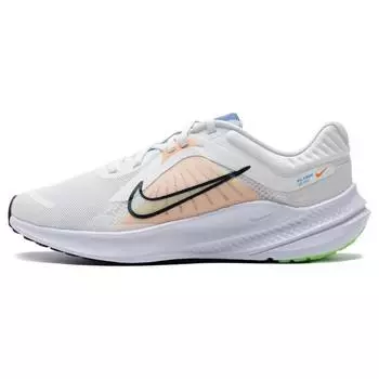 Женские кроссовки Nike Quest 5 Summit White Lime Blast серые DD9291-103 35.5