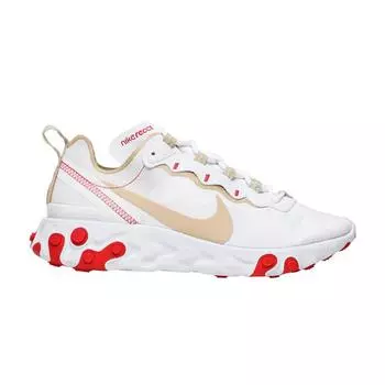 Женские кроссовки Nike React Element 55 White Desert Ember Ember-Glow-Desert-Ore BQ2728-101