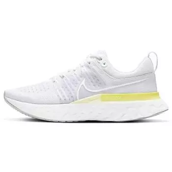 Женские кроссовки Nike React Infinity Run Flyknit 2 White Light Citron Platinum-Tint CT2423-100 41