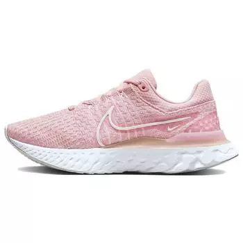 Женские кроссовки Nike React Infinity Run Flyknit 3 Pink Glaze Pink-Foam Photon-Dust White DD3024-600 40