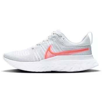 Женские кроссовки Nike React Infinity Run Flyknit 2 Sunset Pulse Grey Pure-Platinum Football-Grey CT2423-004 36.5